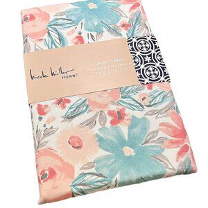 Nicole Miller Indoor Outdoor Floral Tablecloth 70" Round